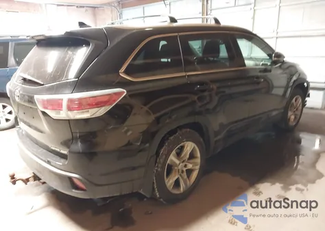 2014 Toyota Highlander Limited V6 from USA, damaged, VIN 5TDDKRFH5ES028510